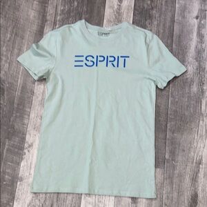 Esprit Light Mint Tee with Blue Logo